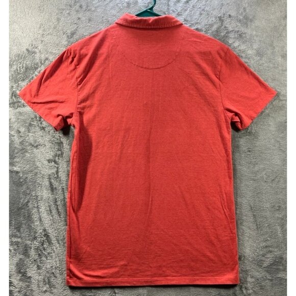 Billabong Polo Shirt Mens Medium Orange Golf Lightweight Performance Stretch - Picture 8 of 10